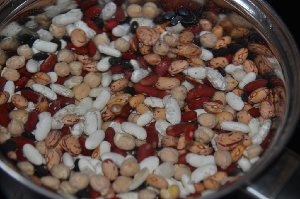 soaked beans