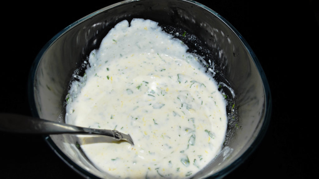 Yogurt and herbs marinade