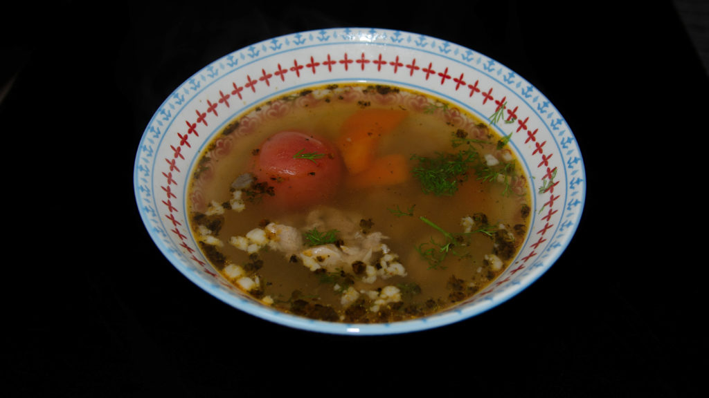 Shurpa with chickpeas (Nohat shurpa)